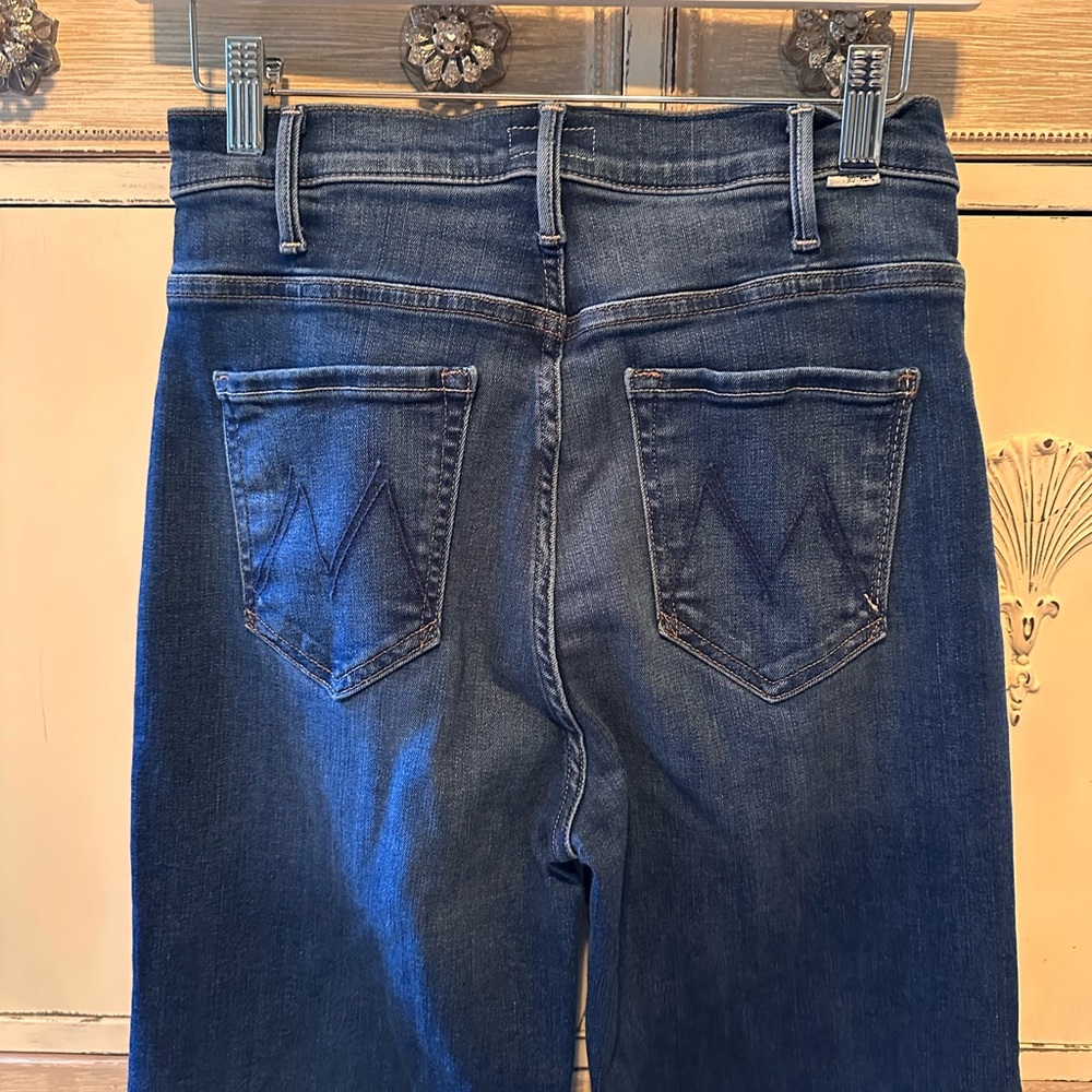 MOTHER wide leg jeans, sz 28